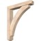 Ekena Millwork Thorton Craftsman Smooth Bracket w/ Offset Brace, Douglas Fir, 5 1/2"W x 32"D x 36"H BKT0604X32X36THR04SDF - alternate 1
